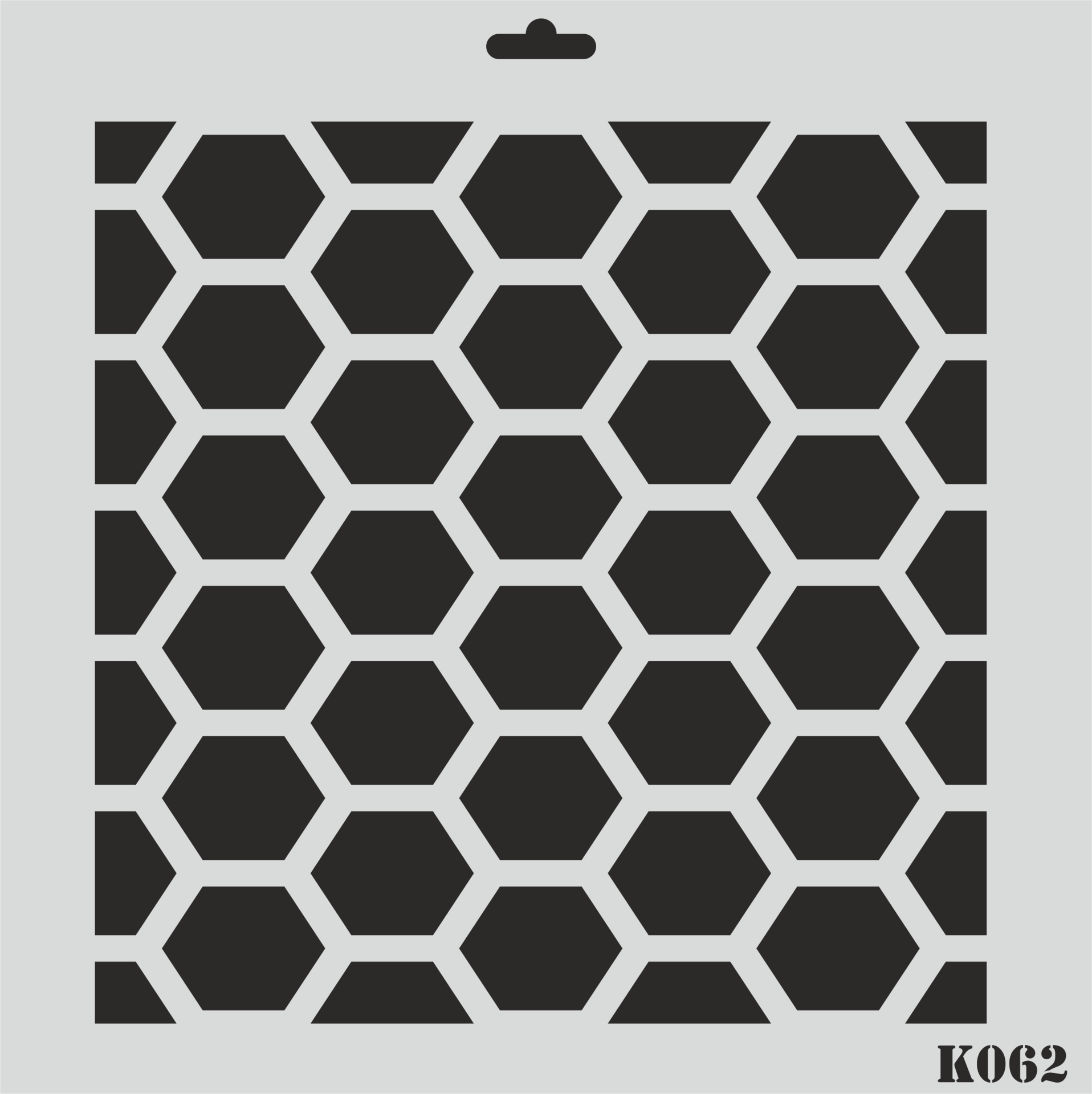 k062.png K062-Byk | Stencil Boyama Şablonu-25X25 Cm - Görsel 1