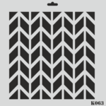 K063-BYK | Stencil Boyama Şablonu-25x25 cm