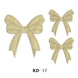 KD17 Ahşap Paket Süs- Fiyonklar