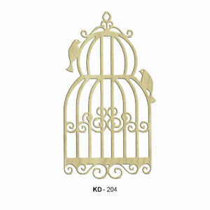 KD204 Ahşap Paket Süs- Kuş Kafesi