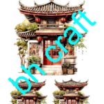KST070-BHC | Koyu Zemin Sulu Transfer Kağıdı-24x33 cm