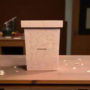 Ham Ahşap Kare Saklama Kutusu Seti : Boyanabilir Çok Amaçlı Organizer