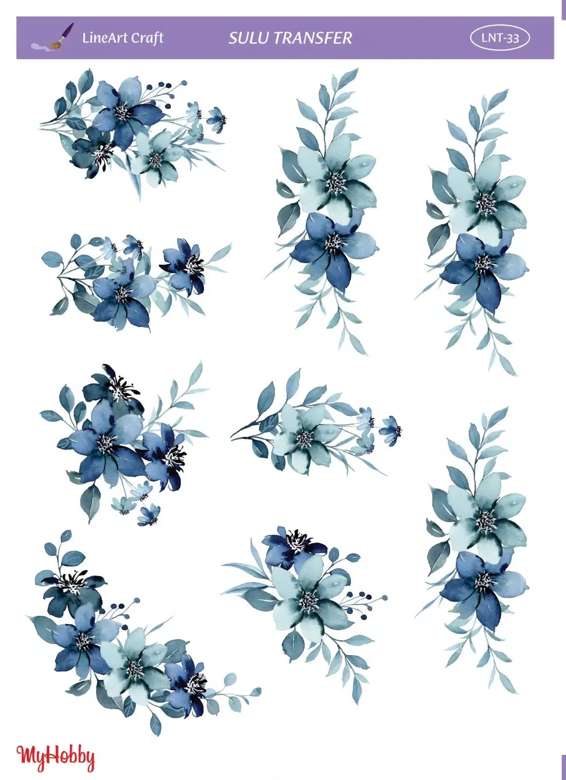 LNT-33 | Sulu Transfer Kağıdı (25x35 cm) 1 LNT-33 | Sulu Transfer Kağıdı (25x35 cm)