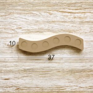 M01 Sıralı T-Light Mumluk  (6 mum yeri) 10x37 cm