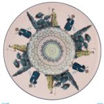 PDM5501-DM | M5501 Diamond Metrelik Büyük Boy Pirinç Dekopaj Kağıdı 90x90cm