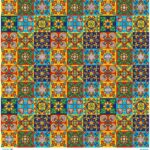 PDM5526-DM | M5526 Diamond Metrelik Büyük Boy Pirinç Dekopaj Kağıdı 90x90cm