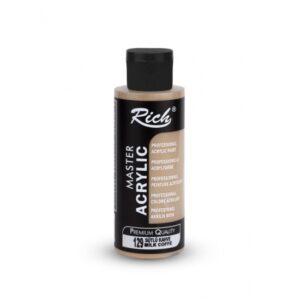 Rich Master Acrylic-Akrilik Boya 120 ml 129 Sütlü Kahve
