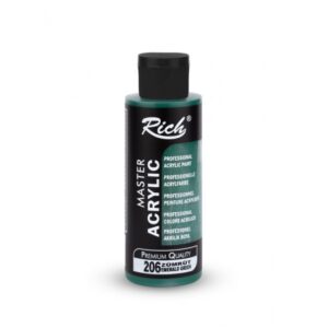 Rich Master Acrylic-Akrilik Boya 120 ml  206 Zümrüt
