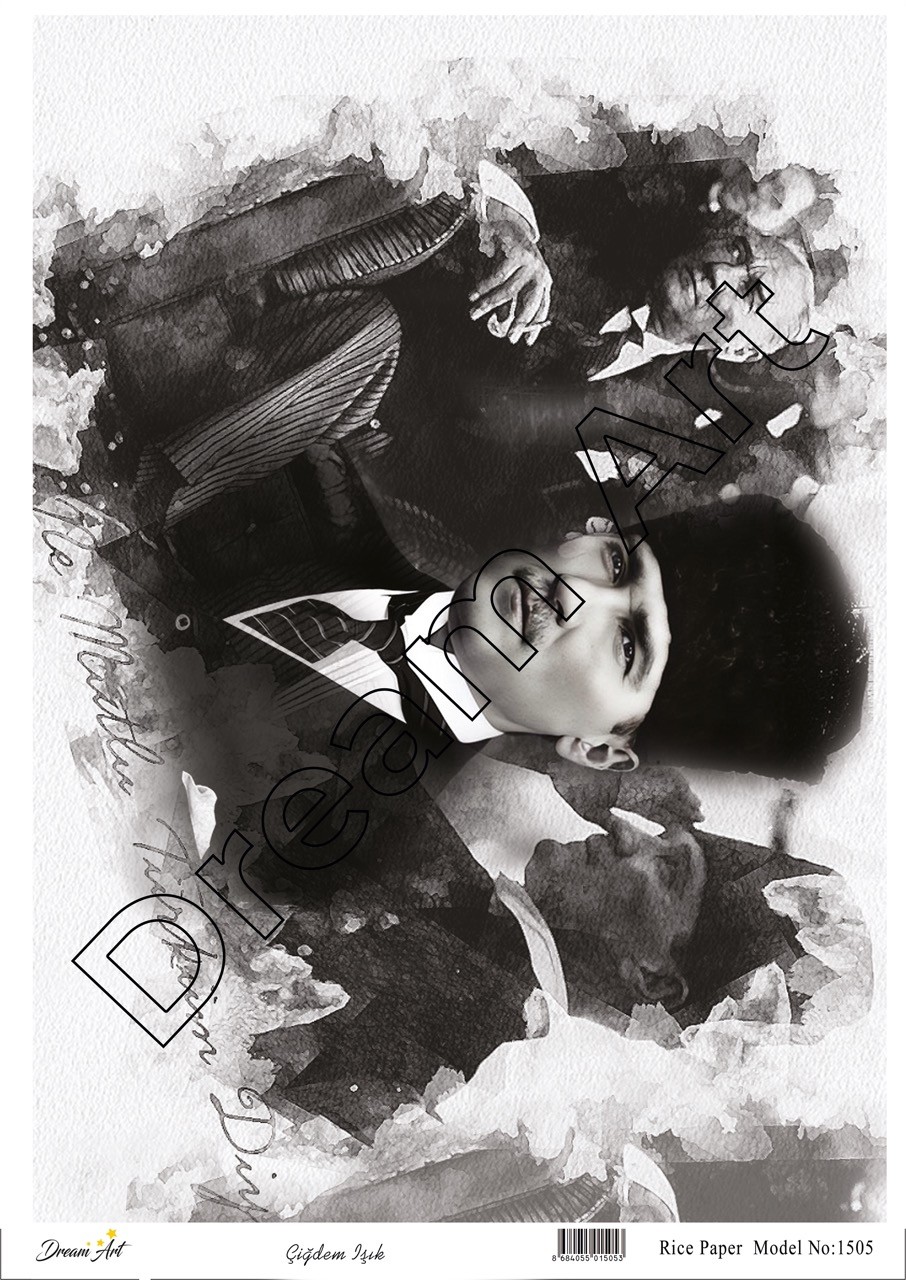 model-1505-dreamart-pirinc-dekopaj-kagidi.jpg Model 1505 Atatürk Model Dream Art Pirinç Dekopaj Kağıdı - Görsel 1