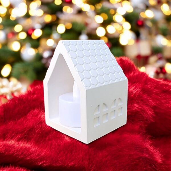 Işıklı Kalp Ev (Pilli tealight dahil) 5x5,5x8m - Görsel 4