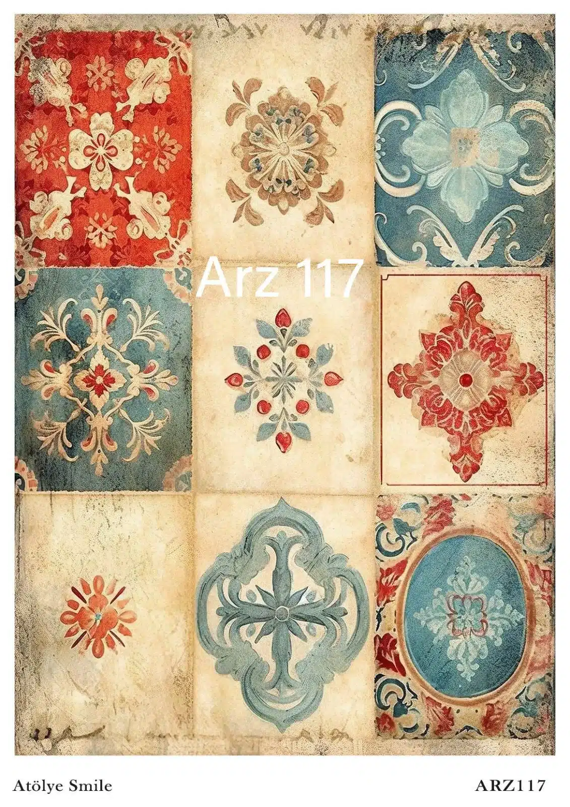 PD117-ARZ | Pirinç Dekopaj Kağıdı (29x42 cm) 1 PD117-ARZ | Pirinç Dekopaj Kağıdı (29x42 cm)