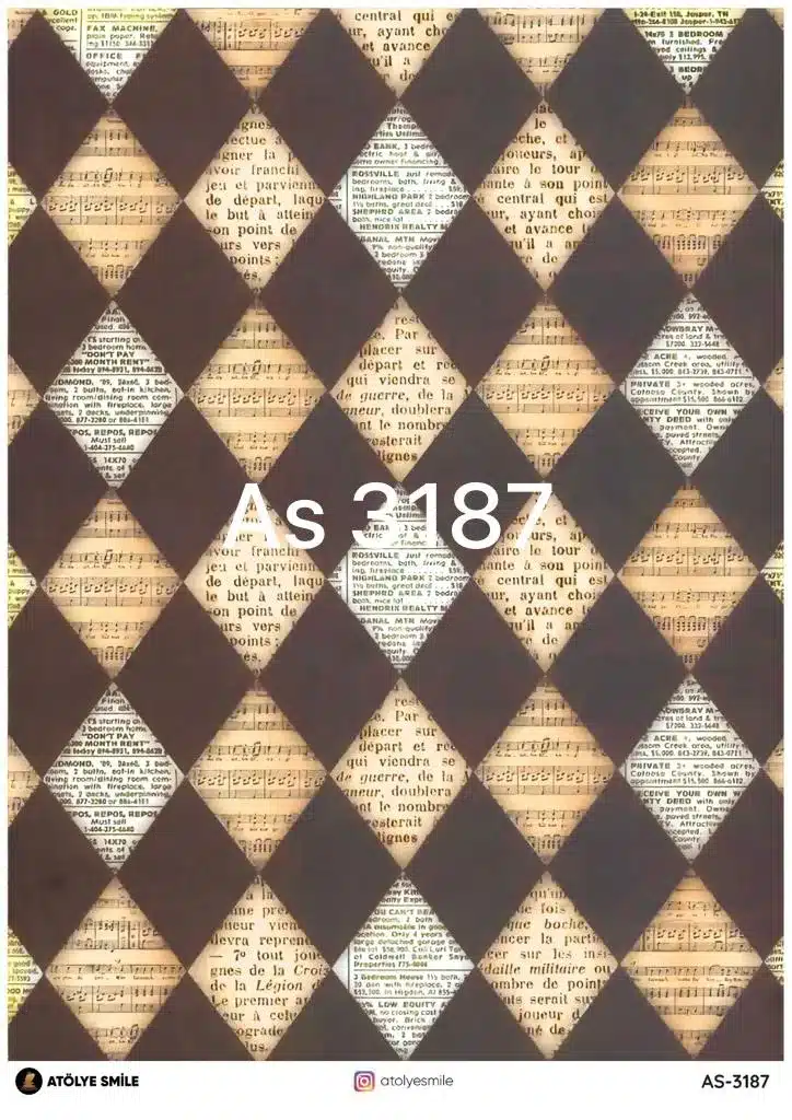 PD3187-AS | Pirinç Dekopaj Kağıdı (29x42 cm) 1 PD3187-AS | Pirinç Dekopaj Kağıdı (29x42 cm)