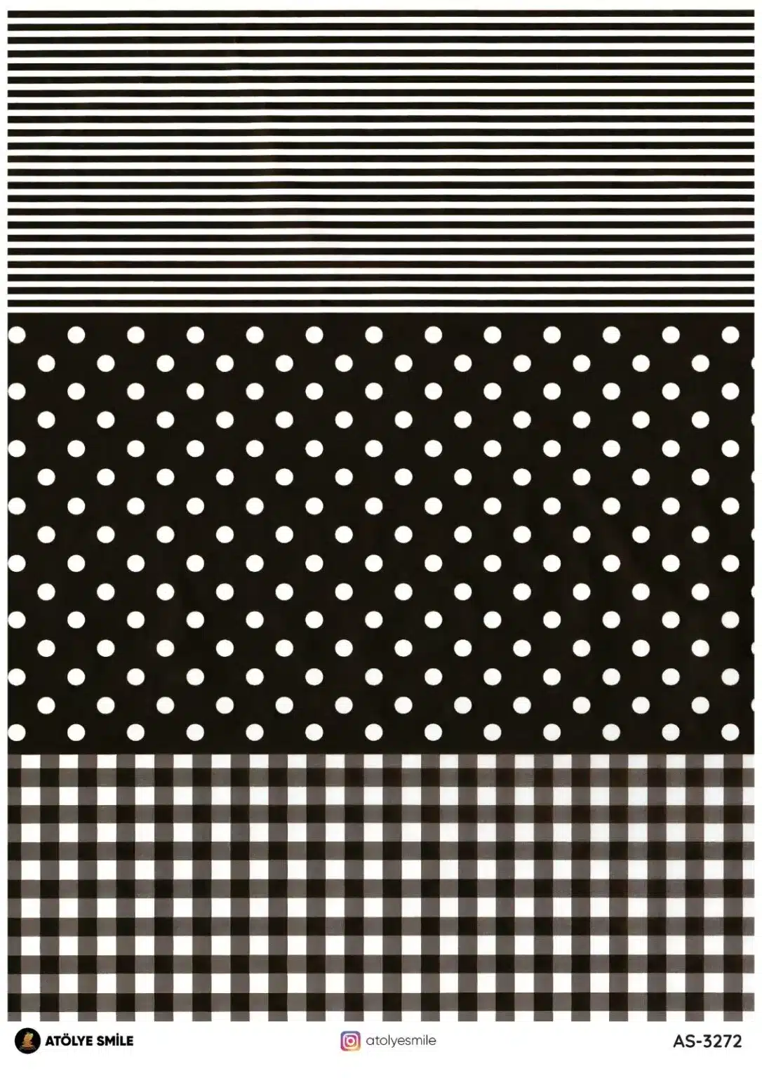 PD3272-AS | Pirinç Dekopaj Kağıdı (29x42 cm) | Puantiyeli, Ekoseli ve Yatay Çizgi Temalı 1 PD3272-AS | Pirinç Dekopaj Kağıdı (29x42 cm) | Puantiyeli, Ekoseli ve Yatay Çizgi Temalı