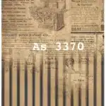 PD3370-AS | Pirinç Dekopaj Kağıdı-29x42 cm | Eski Gazete ve Dergi Sayfası Temalı