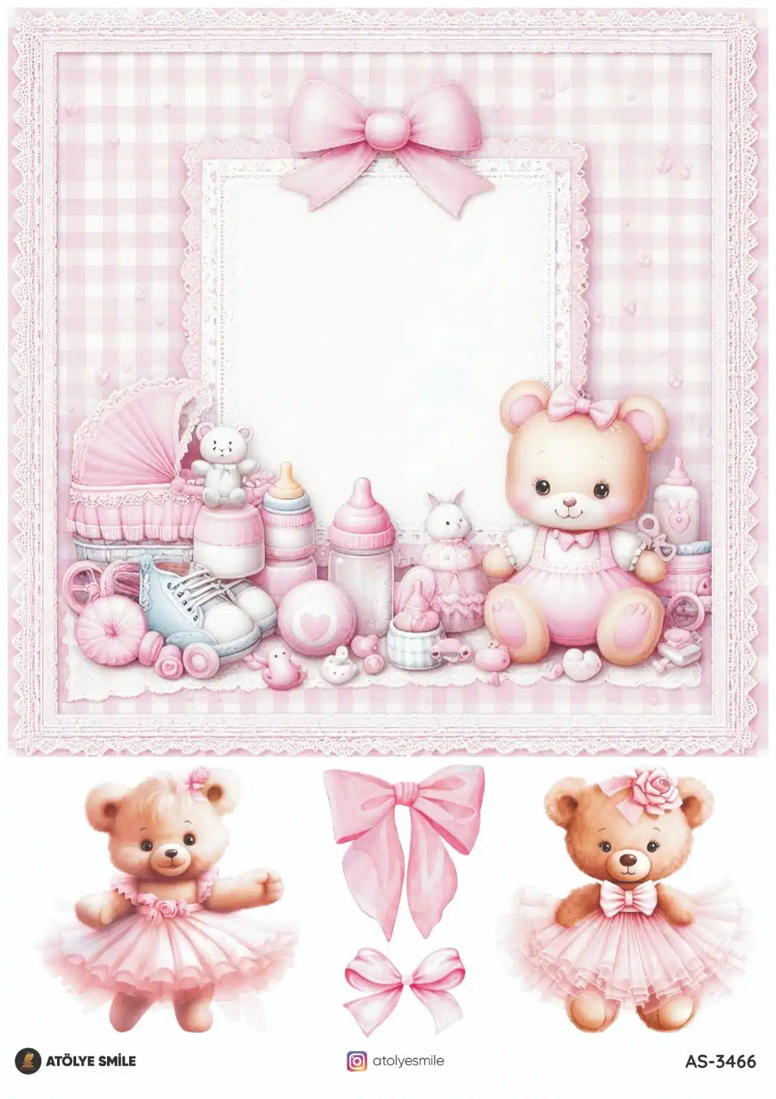 Pirinç Dekopaj Kağıdı-29x42 cm-PD3466-AS 1 Pirinç Dekopaj Kağıdı-29X42 Cm-Pd3466-As