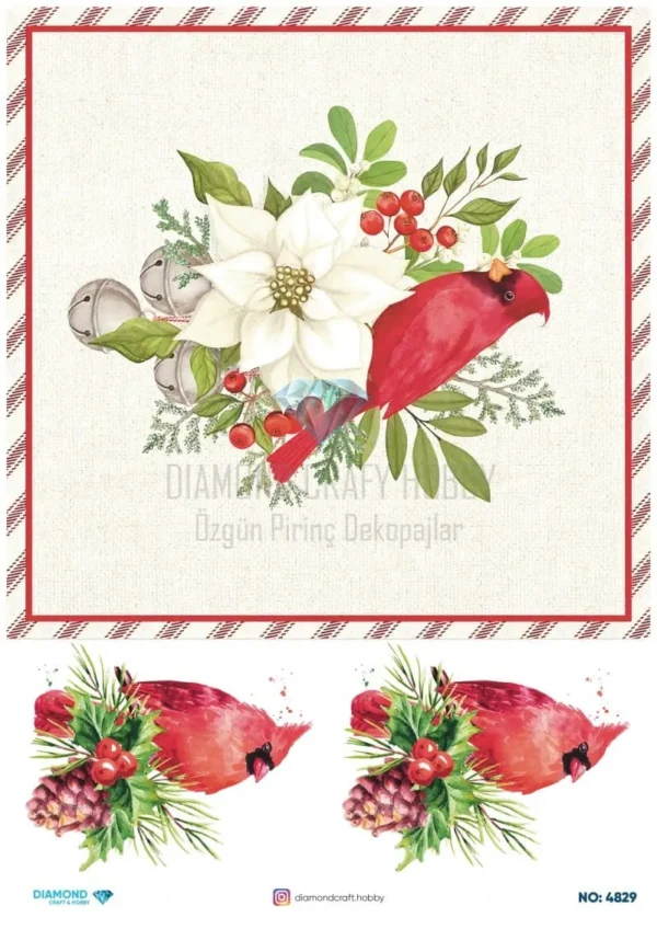 PD4829-DM | Pirinç Dekopaj Kağıdı (29x42 cm)