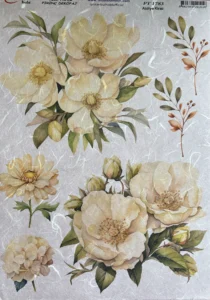 Pirinç Dekopaj Kağıdı - PT1783 | 29x42 cm 2 Pirinç Dekopaj Kağıdı - PT1783