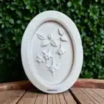 Çiçek Desenli Duvar Panosu | Ham Polyester Duvar Süsü | Fuşya Desenli