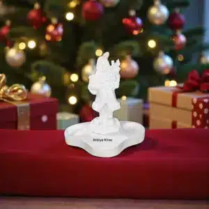 Noel Baba Polyester Mumluk : Boyanabilir Yılbaşı Dekoru 6 Noel Baba Polyester Mumluk : Boyanabilir Ağaçlı Yılbaşı Dekoru