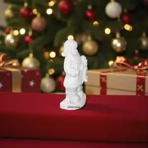 Ayıcık Taşıyan Noel Baba Heykeli : Boyanabilir Yılbaşı Figürü 5 Ayıcık Taşıyan Noel Baba Heykeli : Boyanabilir Yılbaşı Figürü