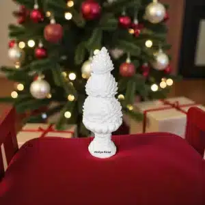 Kozalak Ağacı Heykeli : Boyanabilir Polyester Dekoratif Ağaç