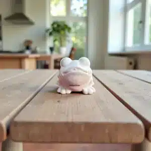 Minik Kurbağa Heykeli : Boyanabilir Polyester Bahçe Dekoru