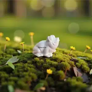 Minik Kurbağa Heykeli : Boyanabilir Polyester Bahçe Dekoru 6 Minik Kurbağa Heykeli : Boyanabilir Polyester Bahçe Dekoru