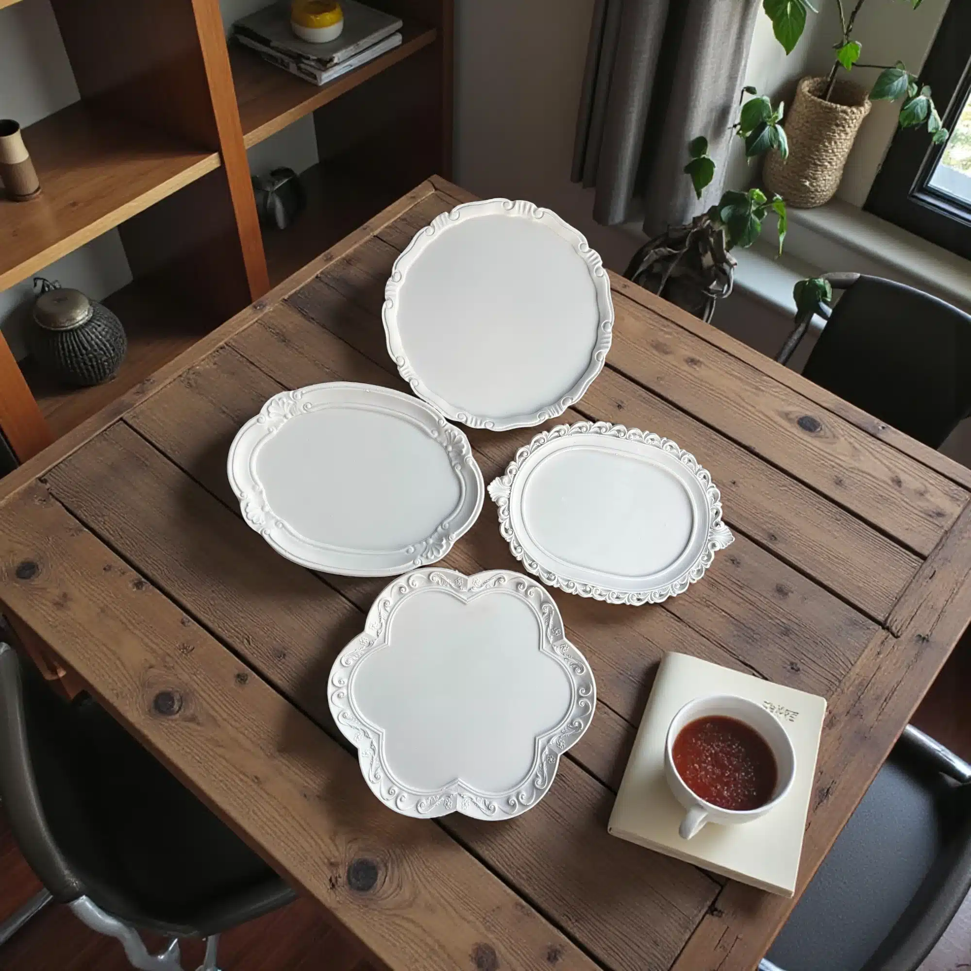 Vintage Tasarımlı Sunum Tabakları