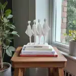 Soyut Dans Eden Kadınlar Heykeli : 4'lü Dekoratif Modern Obje