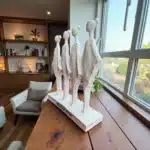 Soyut Dans Eden Kadınlar Heykeli : 4'lü Dekoratif Modern Obje