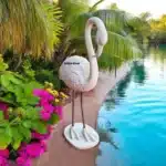 Metal-Ayakli-Flamingo-Figürü