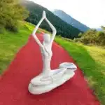 Polyester-Yoga-Mumluk-Obje-Meditasyon-Figuru-Mumluk