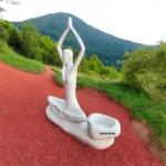 Polyester-Yoga-Mumluk-Obje-Meditasyon-Figuru-Mumluk