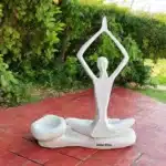 Polyester-Yoga-Mumluk-Obje-Meditasyon-Figuru-Mumluk