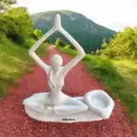 Polyester-Yoga-Mumluk-Obje-Meditasyon-Figuru-Mumluk