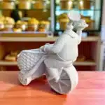 Ham Polyester Şaraplık : Şef Figürlü Bisikletli Şişe Tutucu