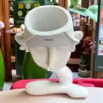 Ham Polyester Kübist Saksı : Modern Sanat Temalı Dekoratif Figür