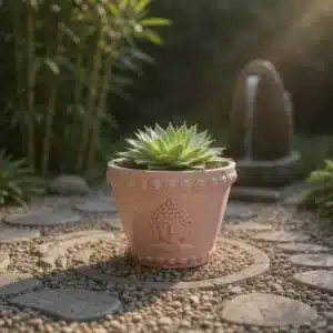 Ham Polyester Buda Saksı : Boyanabilir Yoga Ve Meditasyon Objesi