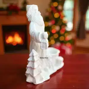 Ham Polyester Noel Baba Mumluk : Yılbaşı Temalı Dekoratif Figür