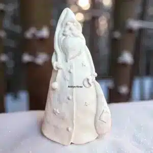 Ham Polyester Geleneksel Noel Baba Figürü: Çuvallı Boyanabilir Yılbaşı Heykeli