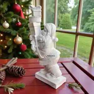 Ham Polyester Hediye Paketleri Taşıyan Noel Baba Heykeli : Yılbaşı Temalı Boyanabilir Biblo 7 Ham Polyester Hediye Paketleri Taşıyan Noel Baba Heykeli : Yılbaşı Temalı Boyanabilir Biblo