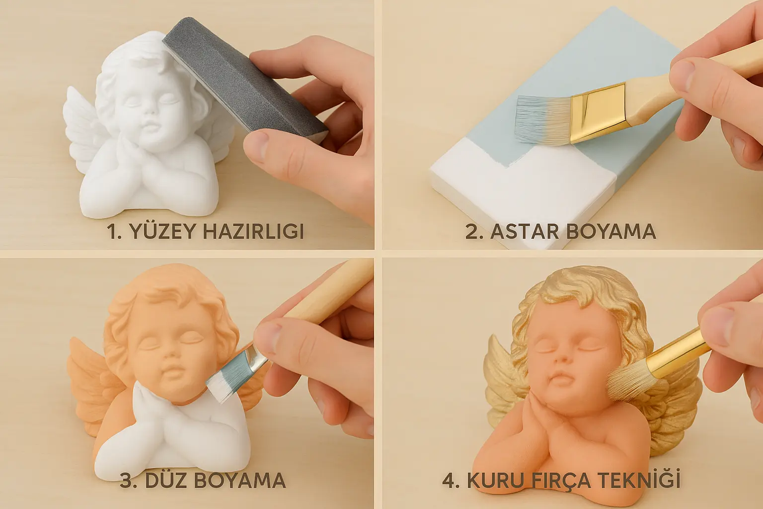 Polyester obje boyama teknikleri görseli