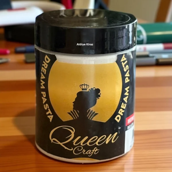 Queen Craft Dream Pasta : Doğal Taş Efektli İnce Taneli Doku Pastası - (250 gr)