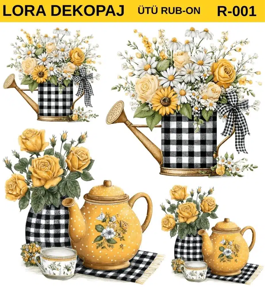 Ütü ile Rub On Transfer Kağıdı: Dekoratif Süsleme Kağıdı-RBN01-LRA | 30x30 cm 1 Ütü Ile Rub On Transfer Kağıdı: Dekoratif Süsleme Kağıdı-Rbn01-Lra | 30X30 Cm