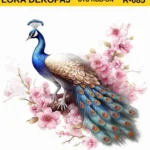 Ütü ile Rub On Transfer Kağıdı: Dekoratif Süsleme Kağıdı-RBN85-LRA | 30x30 cm