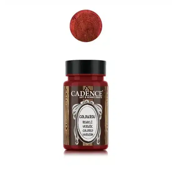 Cadence Renkli Vernik 90 ml-Kırmızı
