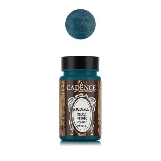 Cadence Renkli Vernik 90 ml-Mavi