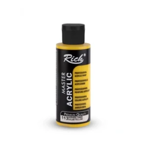 Rich Master Akrilik Boya | 113- Güneş Sarı - Solar Yellow | 120 ml