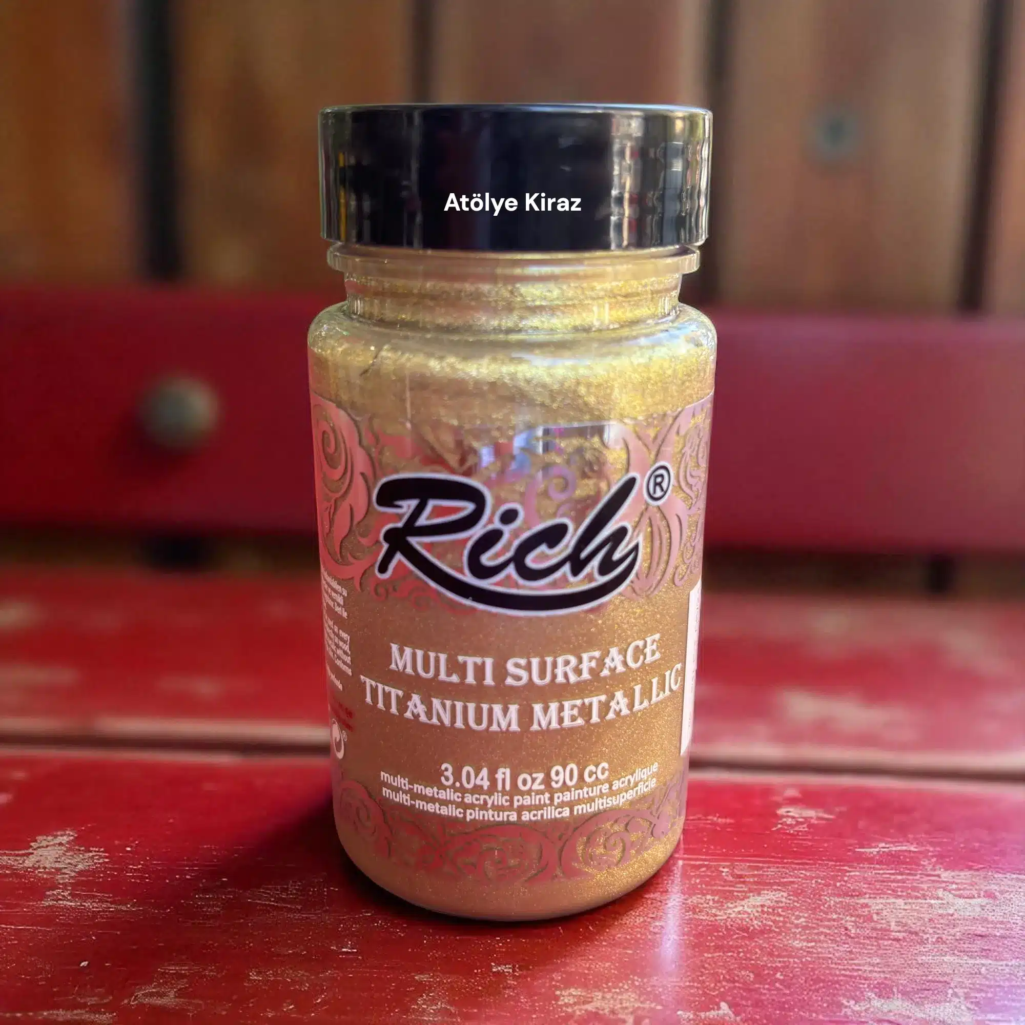 Rich Multi Surface Titanyum Metalik Boya 90 ml | 902516-Vanilya 1 Rich Multi Surface Titanium Metalik Boya 90 ml | 902516-Vanilya