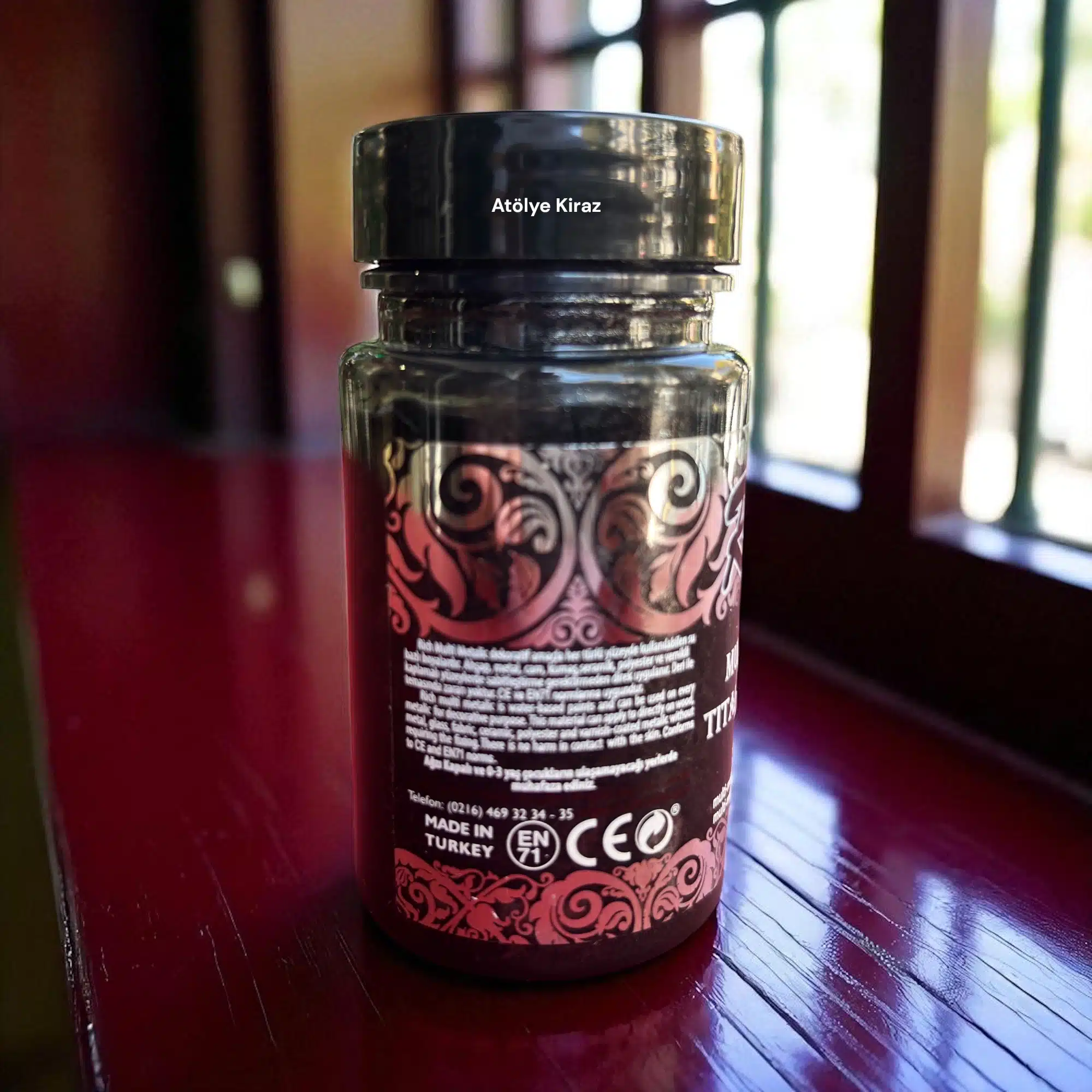 Rich Multi Surface Titanyum Metalik Boya 90 ml | 902544-Siyah 3 Rich Multi Surface Titanium Metalik Boya | 0902544 Siyah - Black | 90 ml